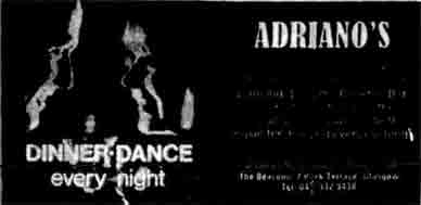 Adriano's advert 1970